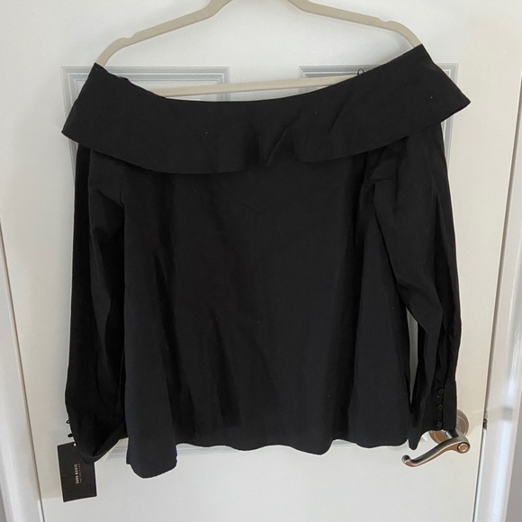 NEW Zara black off shoulder top - Picture 2 of 2